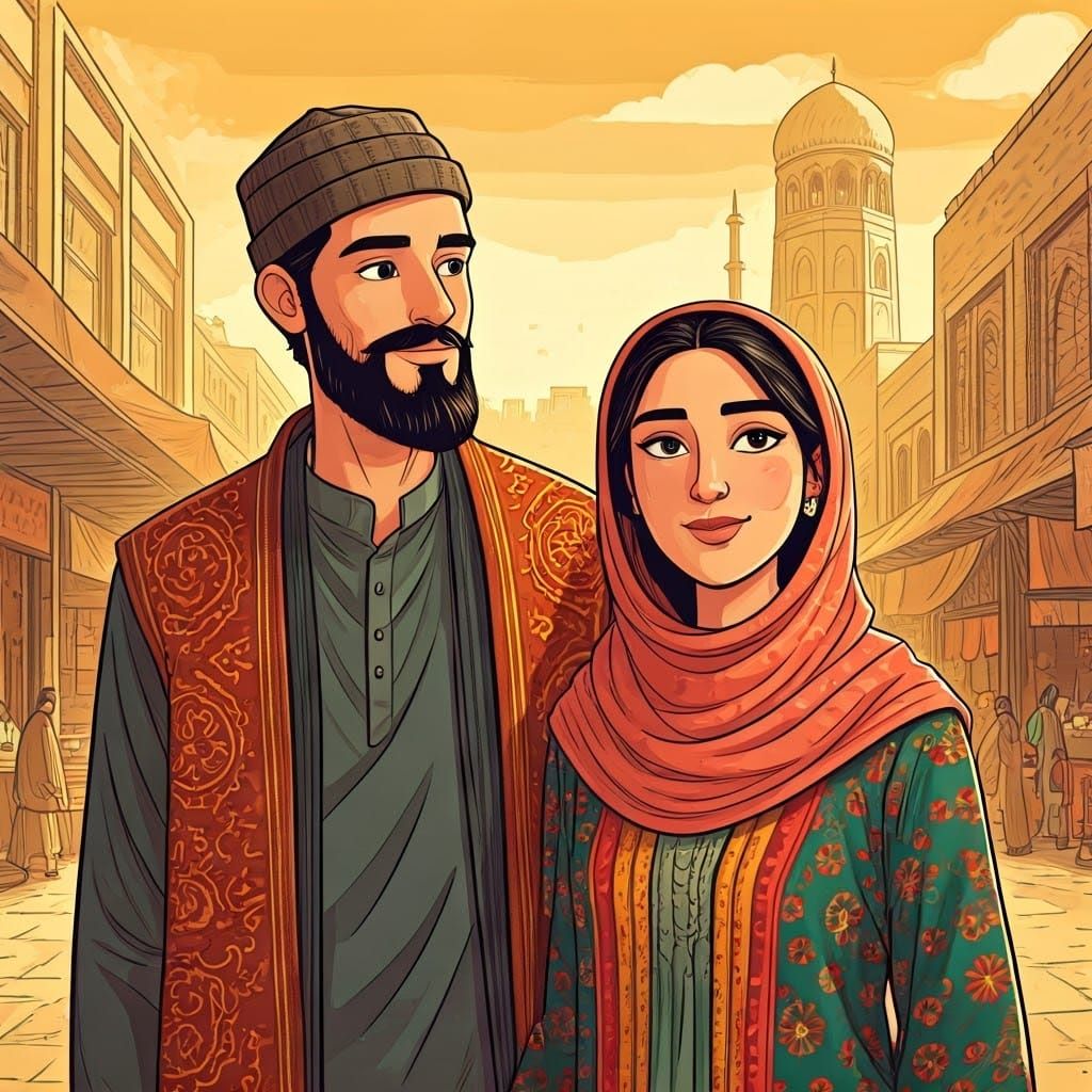 Afghanistan couple