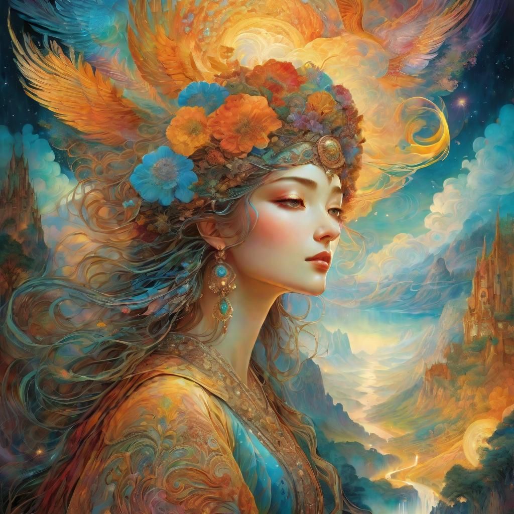 Expressive Cloudscape: Eternal Gratitude in Magical Fantasy ...