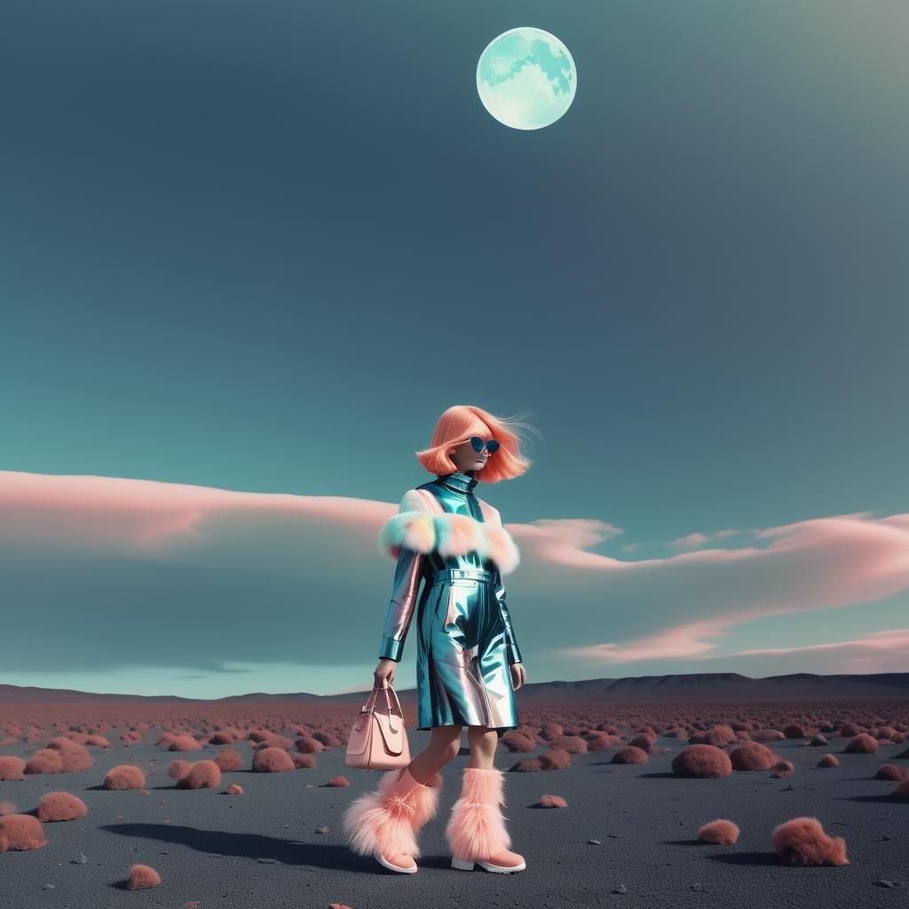 Gucci-Inspired Extraterrestrial Fashion Icon