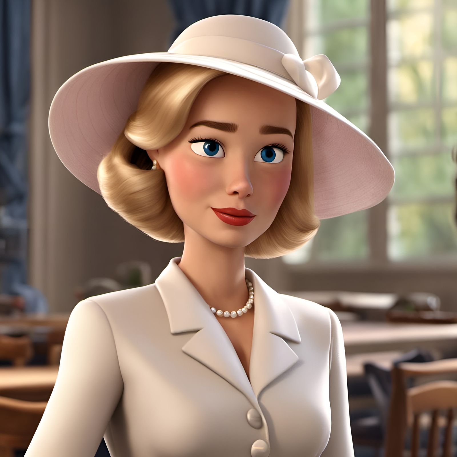 Grace Kelly in a Pixar movie