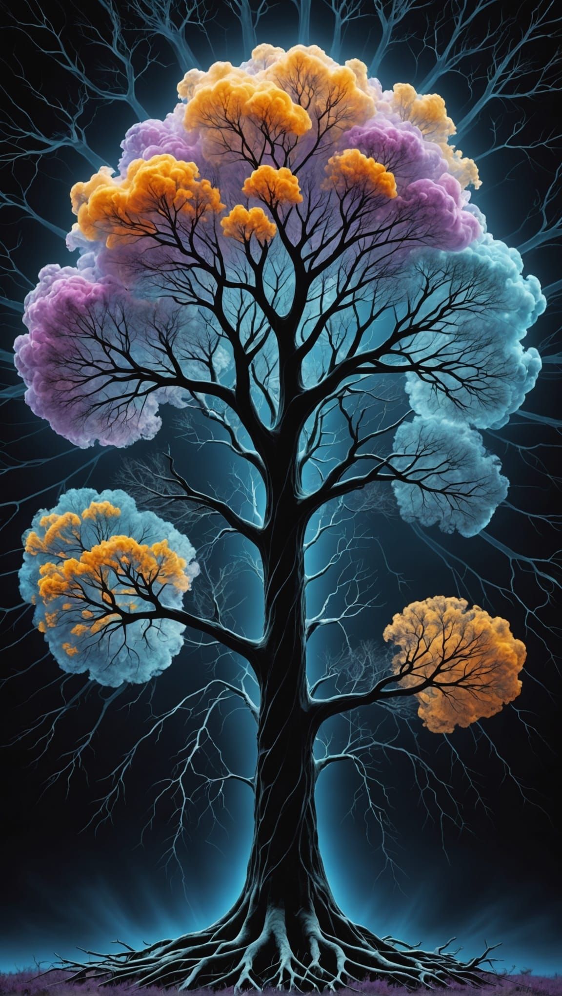 Neural Multiverse: Plasma Cloud Network