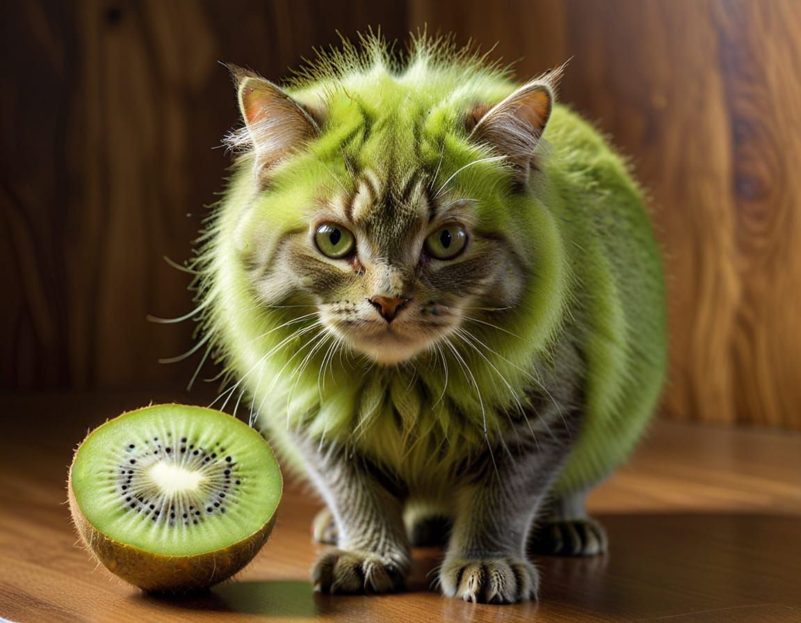 Feline Kiwi Fruit Hybrid