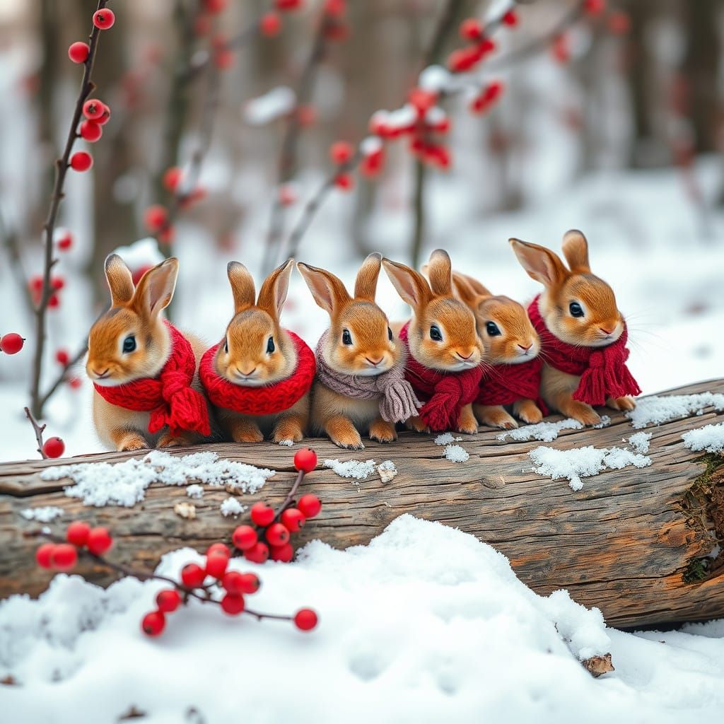 🥉winterized bunnies