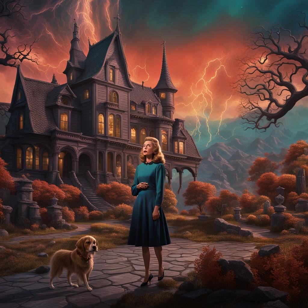 Elizabeth Montgomery Looking Confused: Detailed Matte Painti...