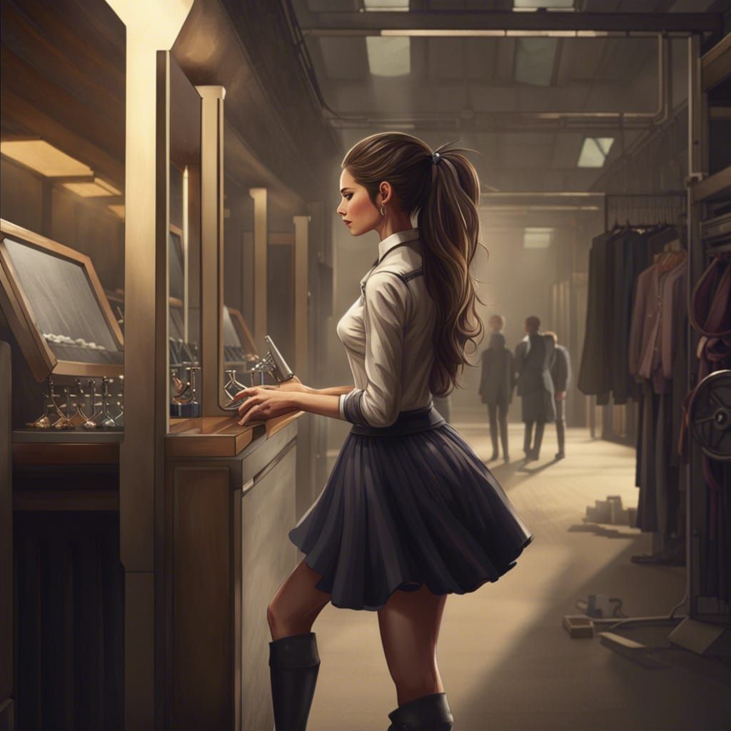 Short Skirt Long Jacket: Digital Matte Painting