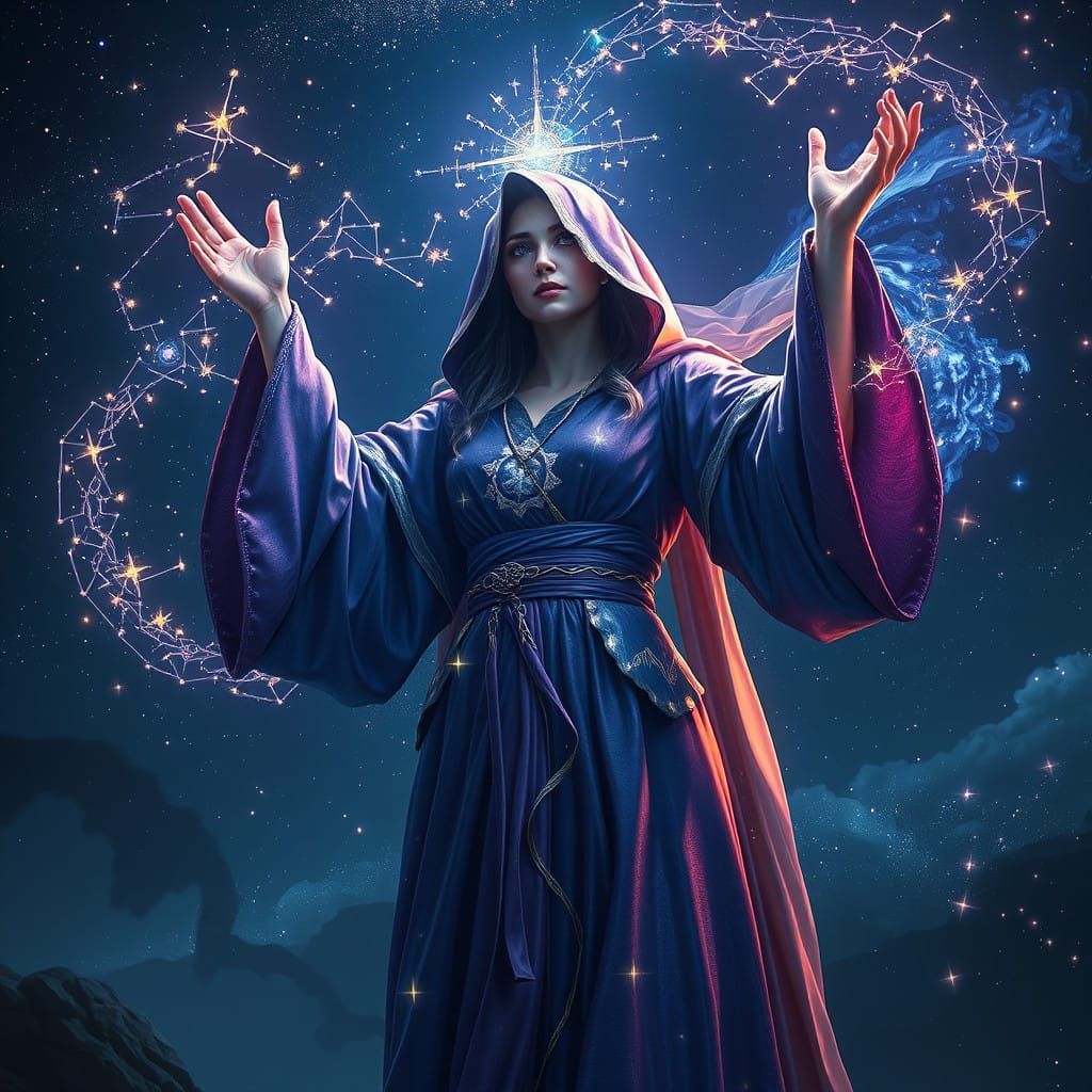 Ethereal Star Sorceress Ascends the Celestial Realm