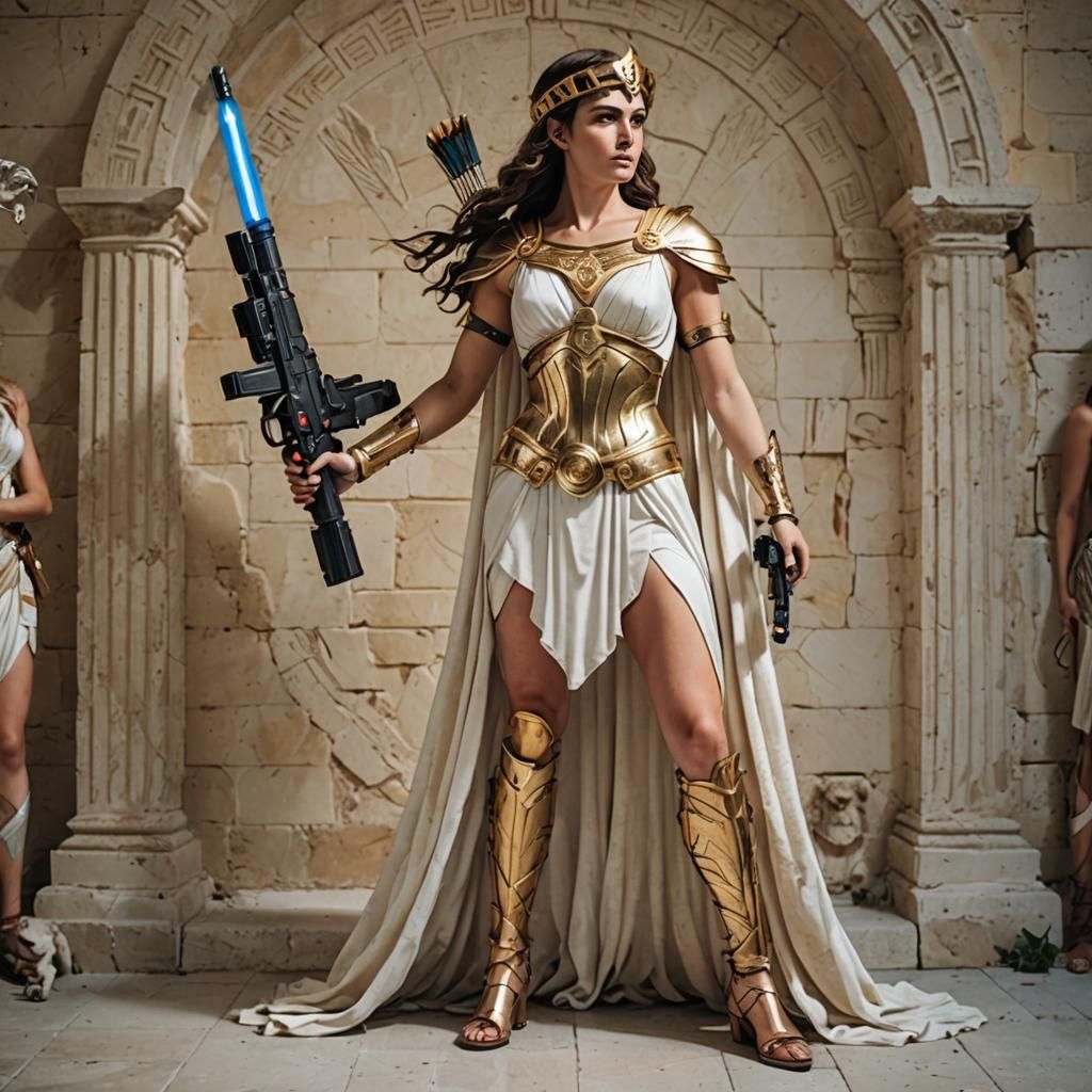 Artemis: Greek Goddess with a Laser Gun