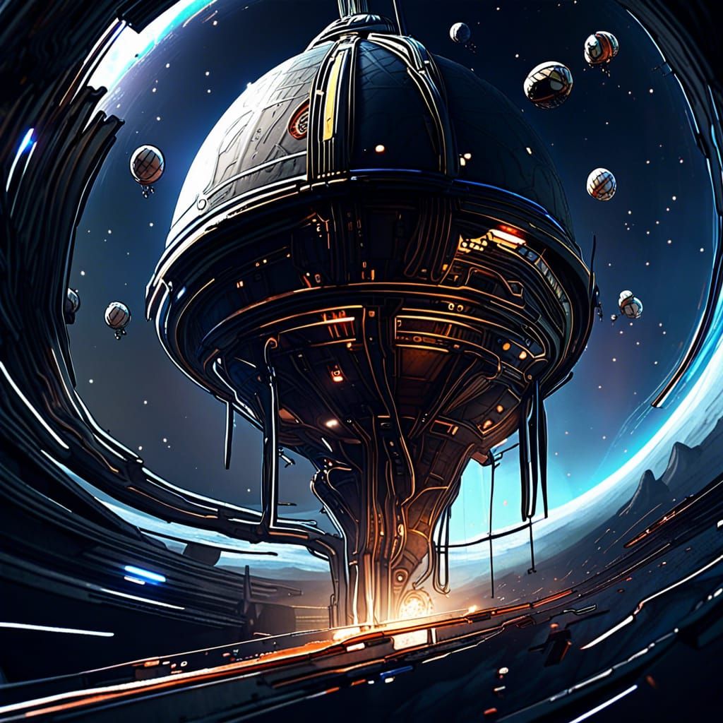 Epic 3D Black Hole: Game Cinematic Masterpiece