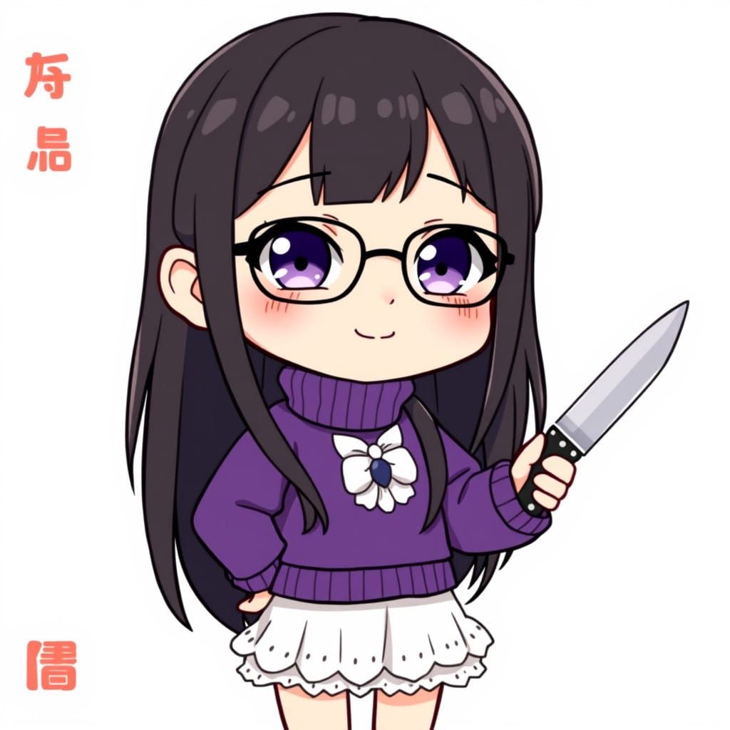 Chibi Girl with a Dark Secret