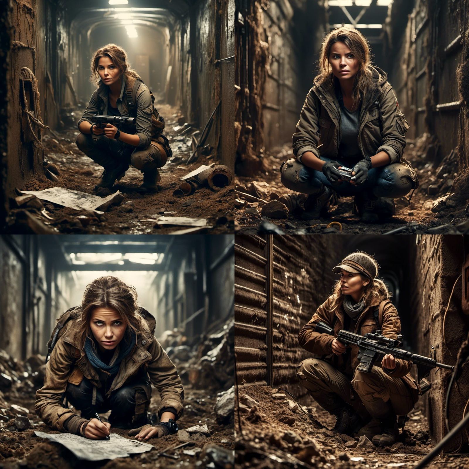 Female Spy Hides Message in Post-Apocalyptic Tunnel