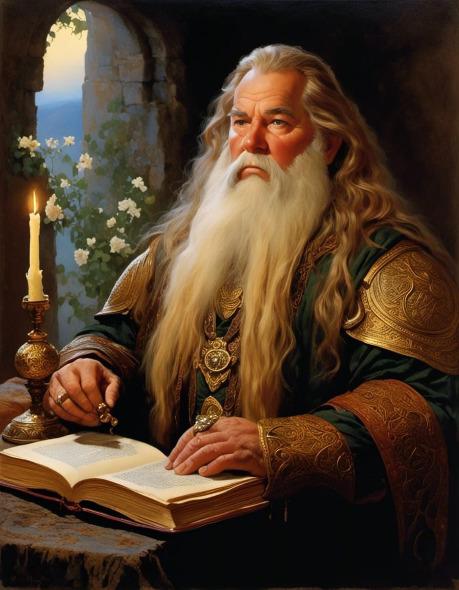 Dwarf Lord Portrait in Gurney Style