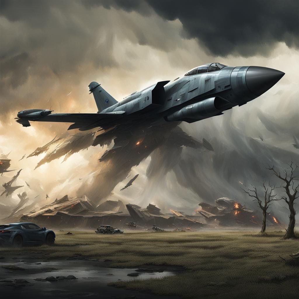 F5 Tornado Concept Art in 8K Resolution