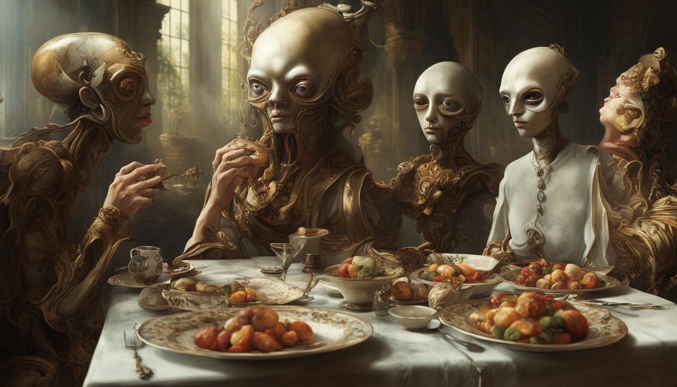 Fantastical Abstract Art with Sunshine Rays