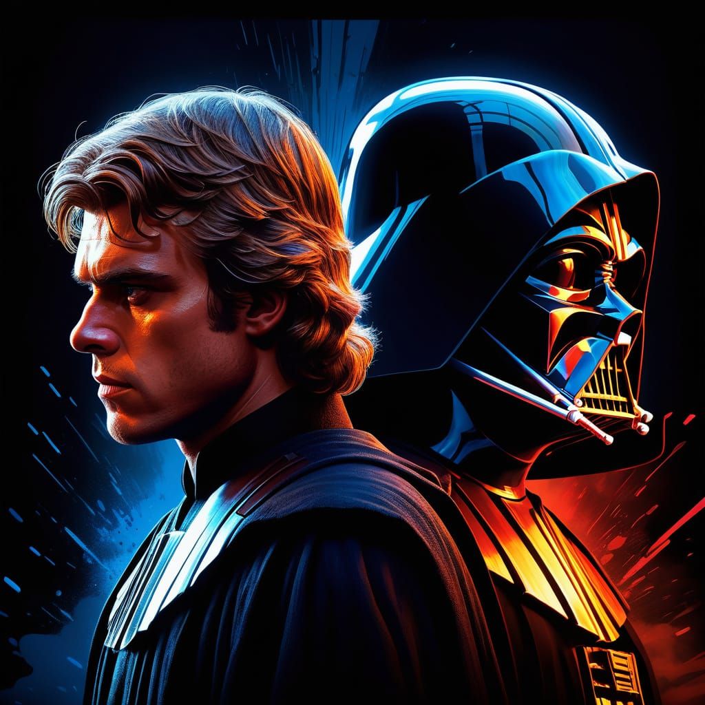 Brothers in Star Wars Splendor: Anakin and Vader
