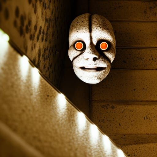 Humanoid Creature in Basement, Professional Photography