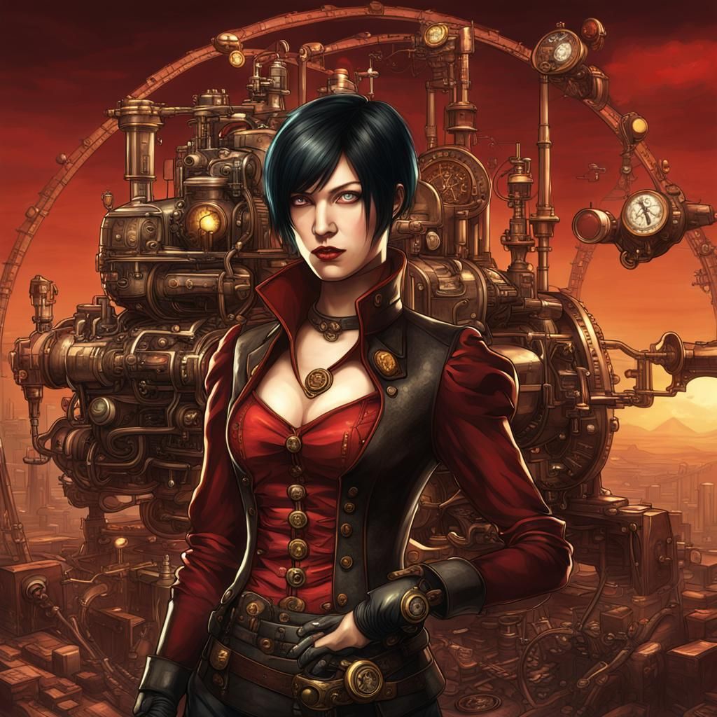 Ada Wong on Planet Bitcoin: Steampunk Engine