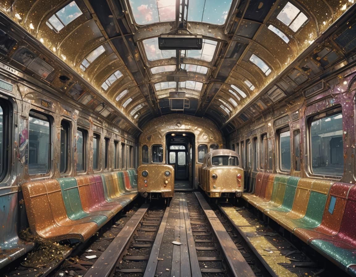 AI weirdness - A train in a train 2