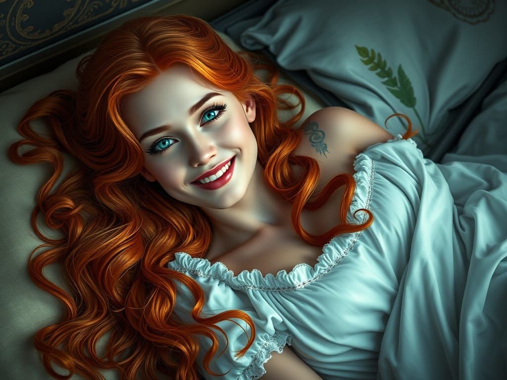 A Regency Beauty Slumbers in Her Boudoir