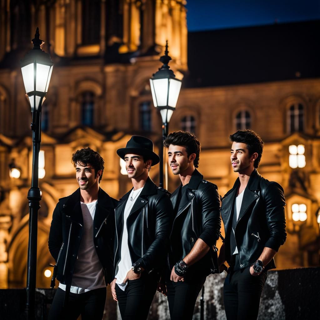 The Jonas Brothers in Prague: Professional Photography