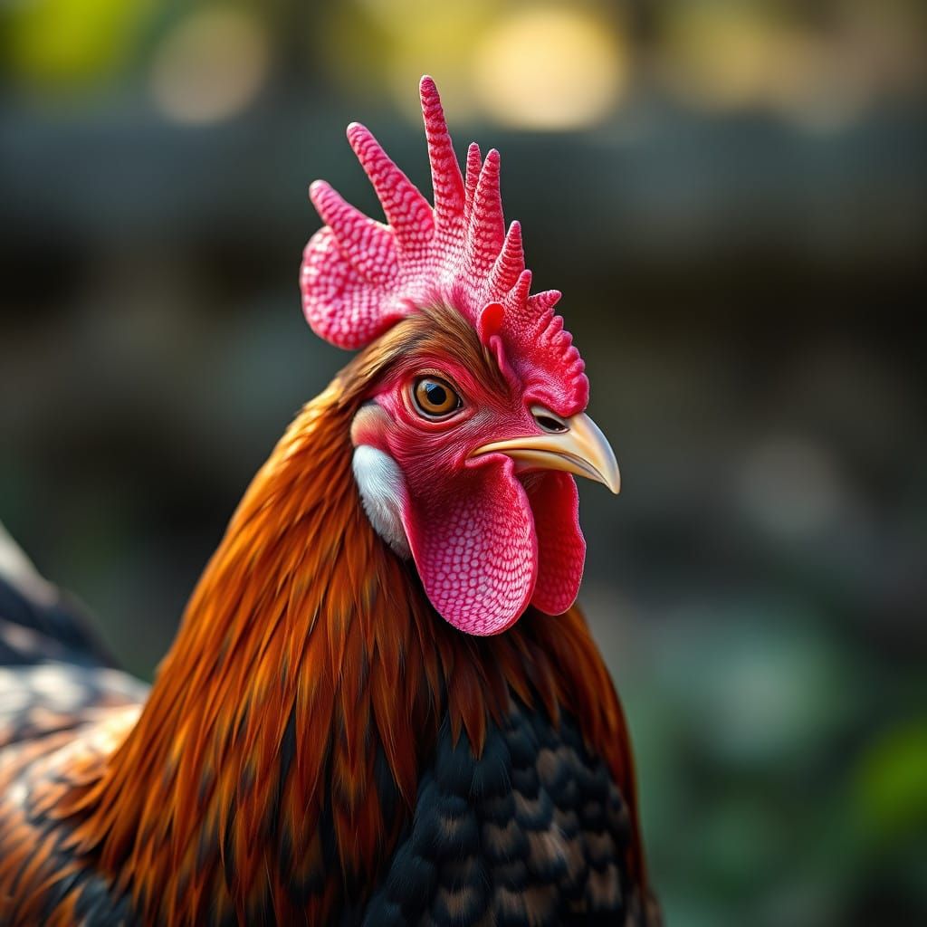 Glorious Chicken in Photorealistic Beauty