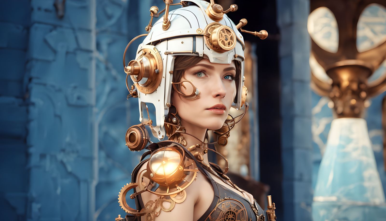 Steampunk Goddess of the Ancient Aegean
