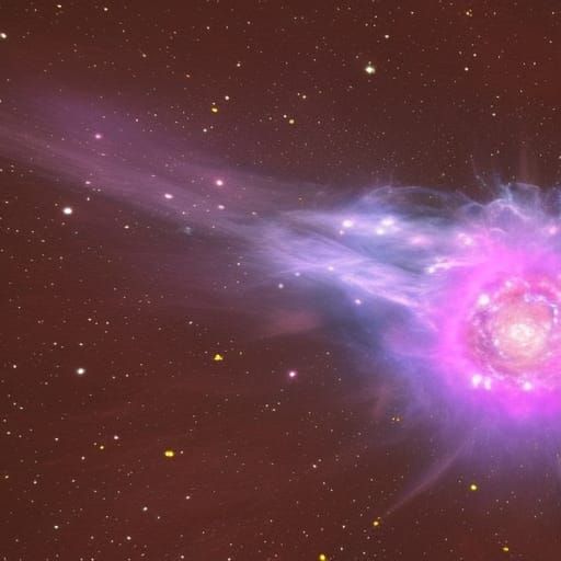 Spectacular Supernova Stream Explosion