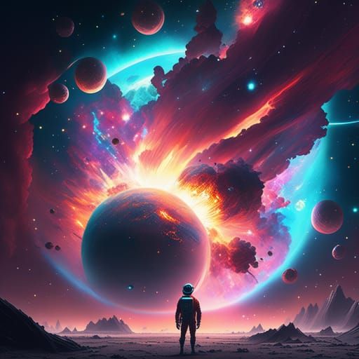 Abstract AI Art: Conceptual Exploration of Existence