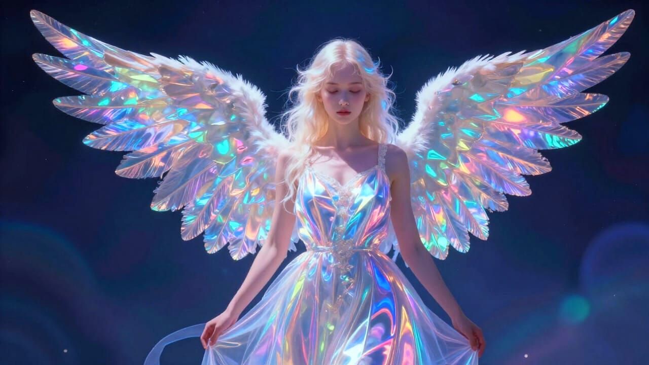 Luminous Kaleidoscopic Angelic Vision