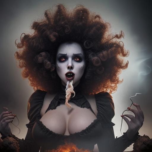 Infernal 1980s Women Feast on Humans