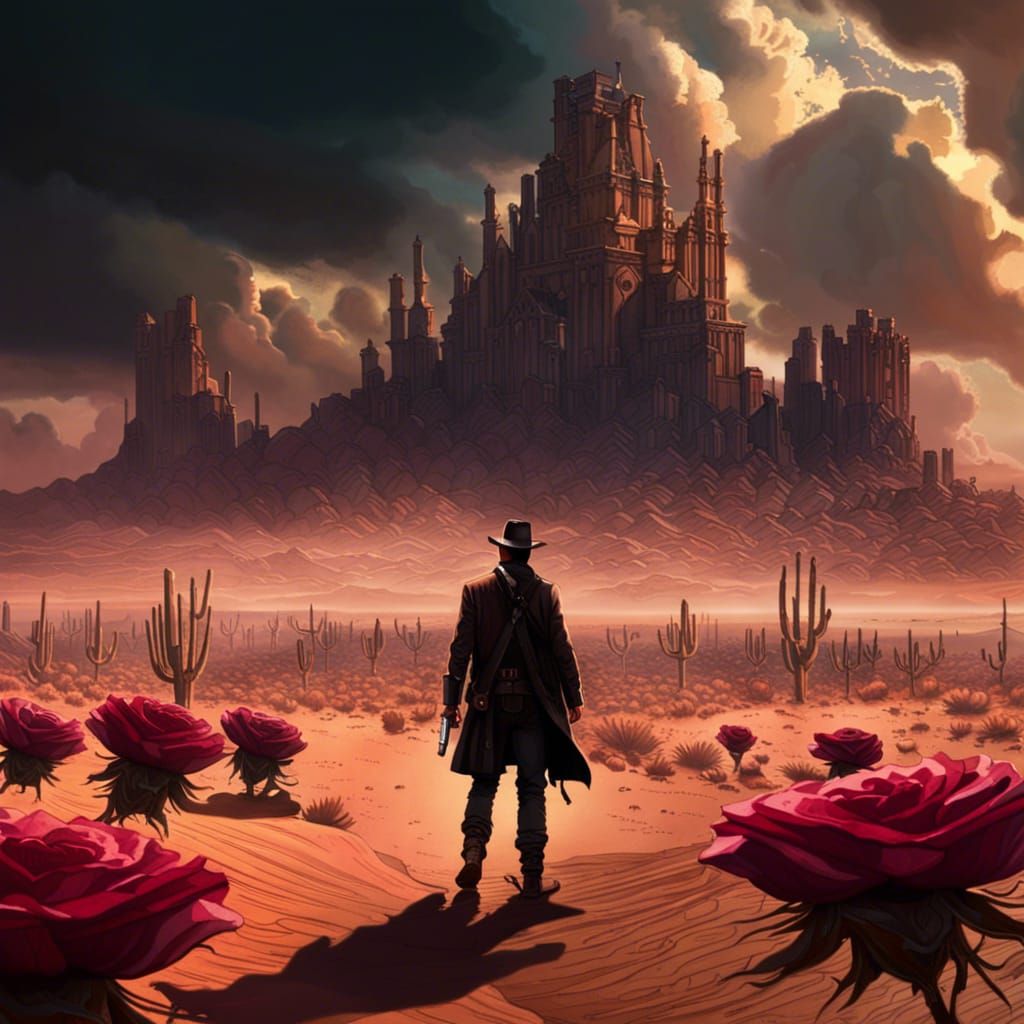 Gunslinger's Desert Quest for a Rose
