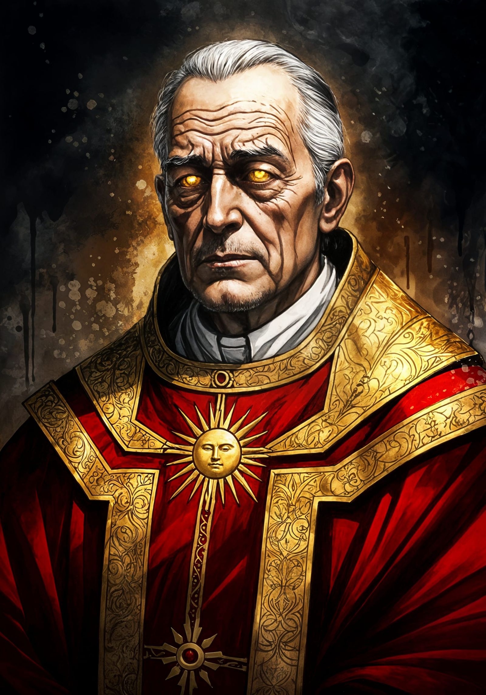 High Priest in Orthodox Imperial Regalia