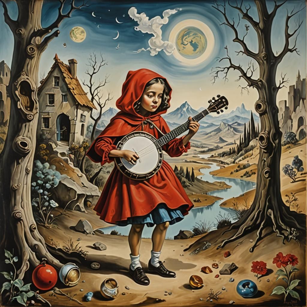 Little Red Riding Hood: Surreal Banjo Performance