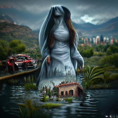 La Llorona: Detailed Matte Painting on Artstation