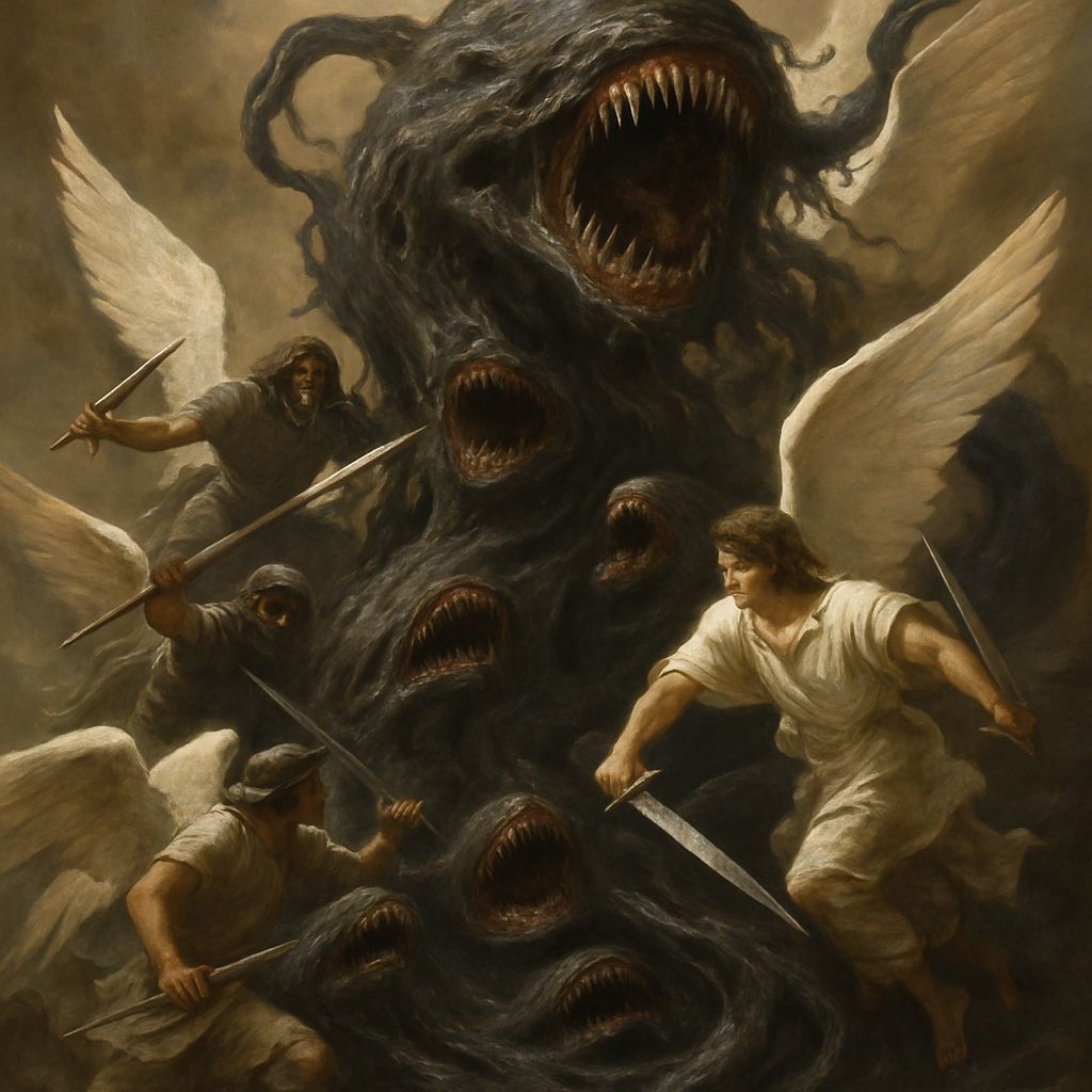 Demon Fighting Angels