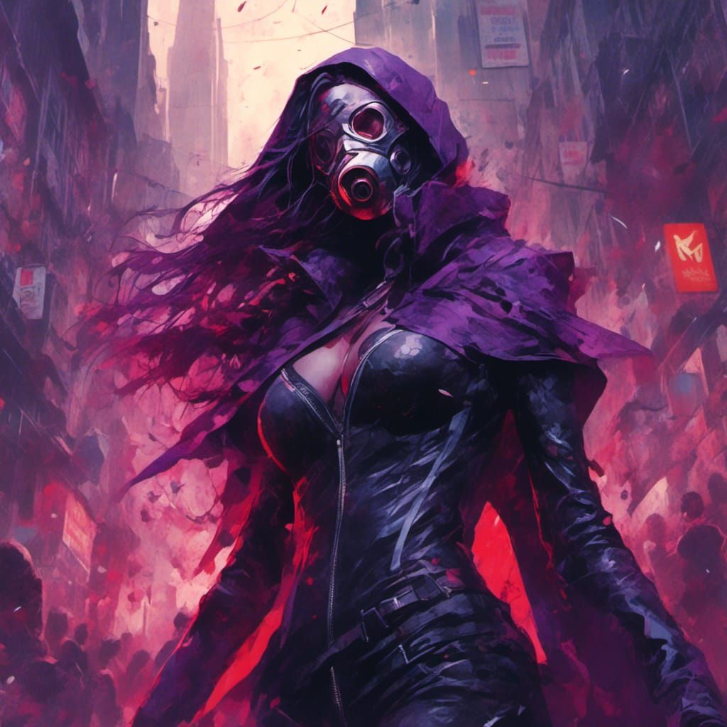 Evil Supervillain Attacks City with Dark Energy