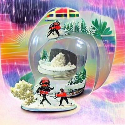Radical Cocaine Snowglobe: A Provocative Visual