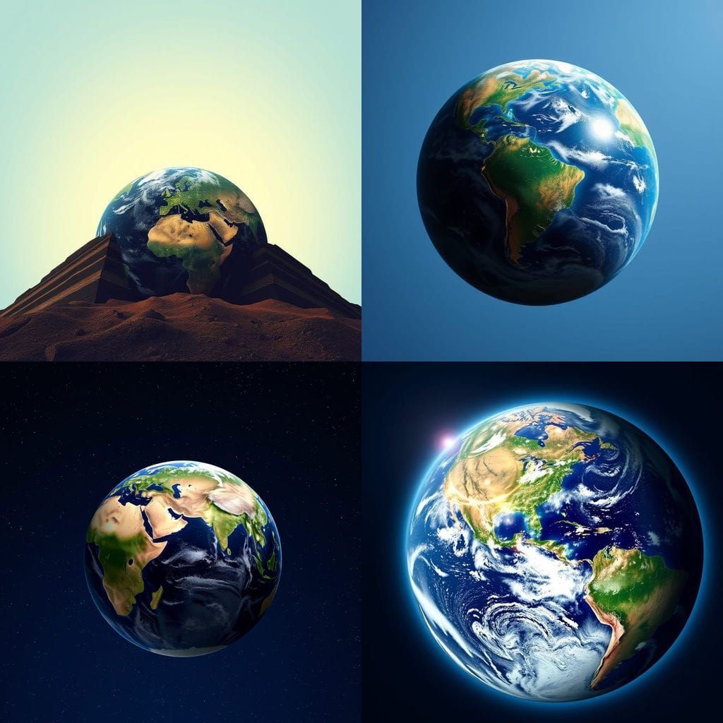 Photorealistic Image of Planet Earth