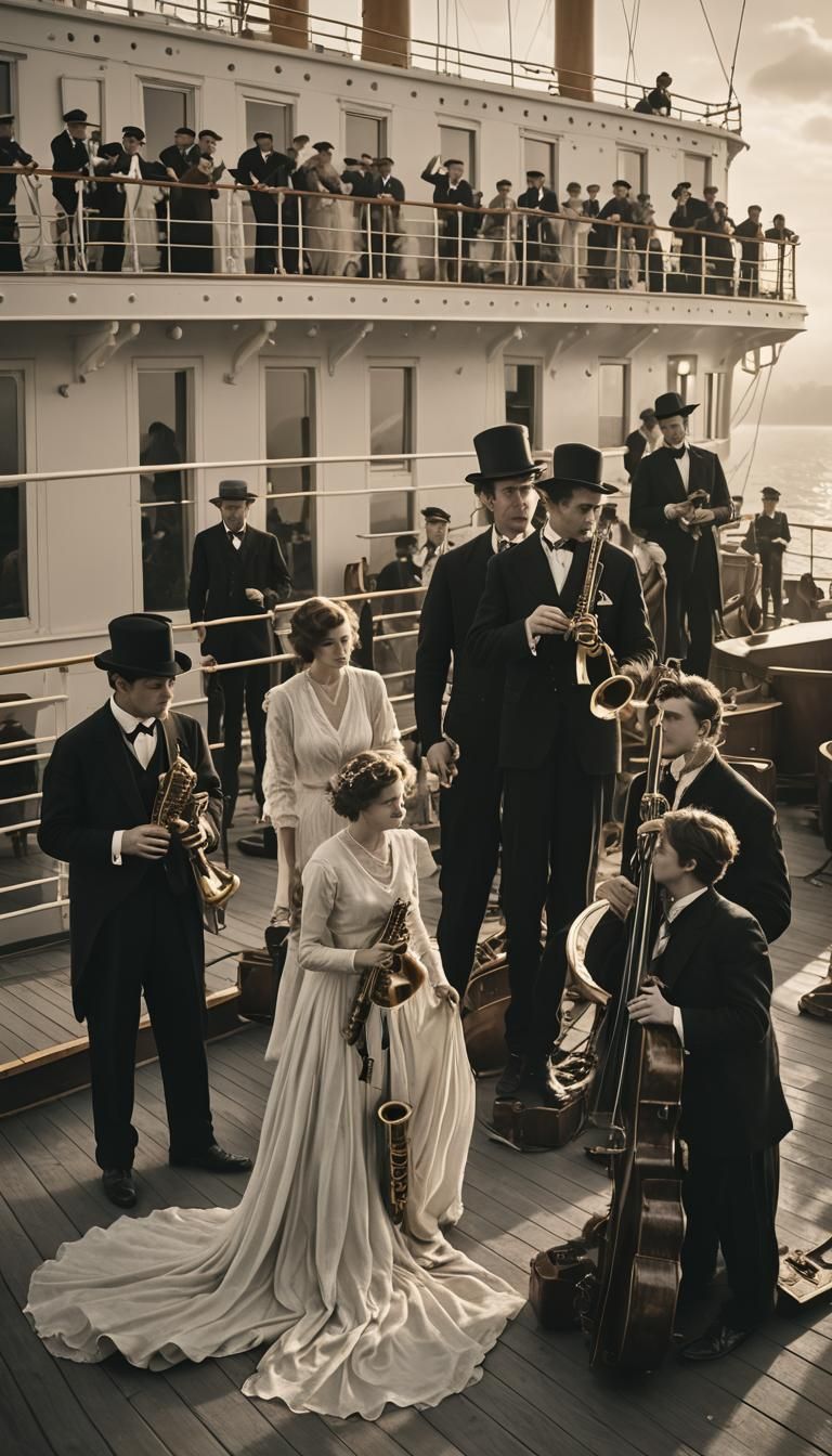 Titanic Musicians' Haunting Deckside Performance