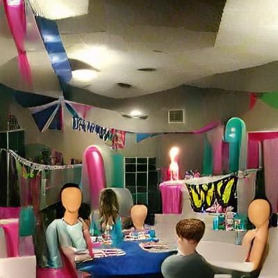 Awkward Teenager Birthday Party Scene