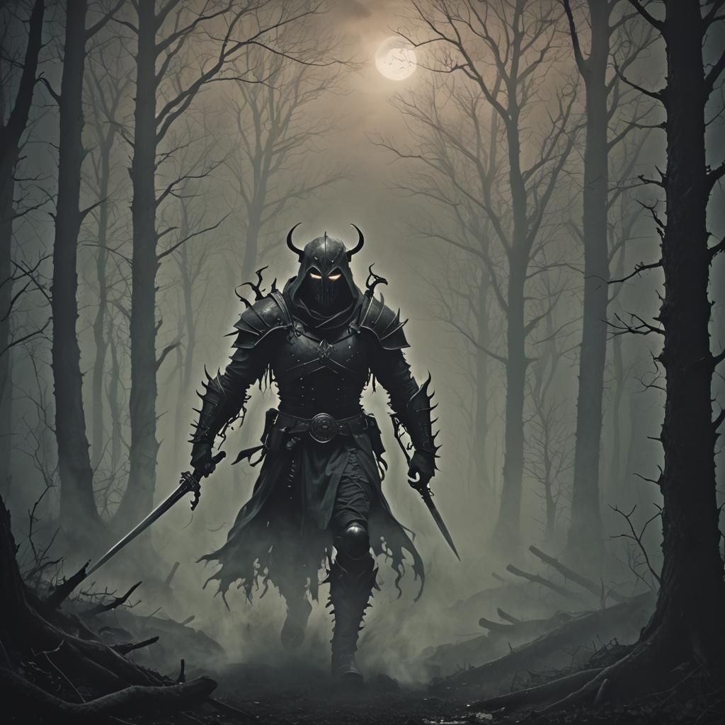 Shadow Warrior Emerges from Haunted Mist