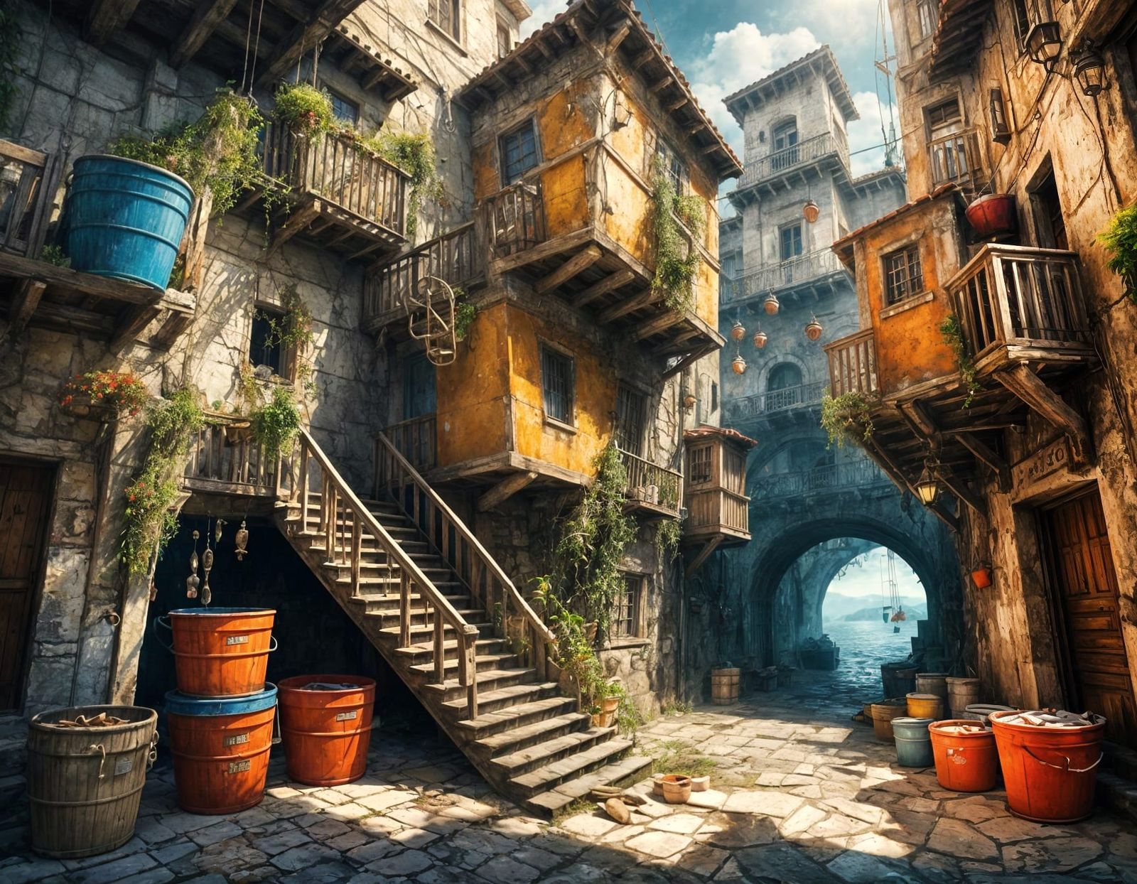 Under the Stairs, by Habit