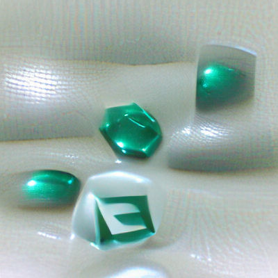 Brilliant Emerald Gemstone Sparkles