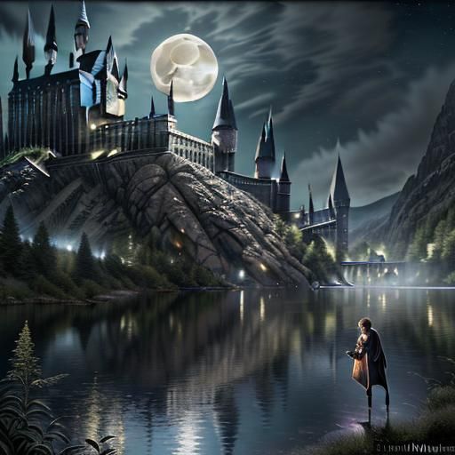 Epic Battle Against Undead by Moonlight