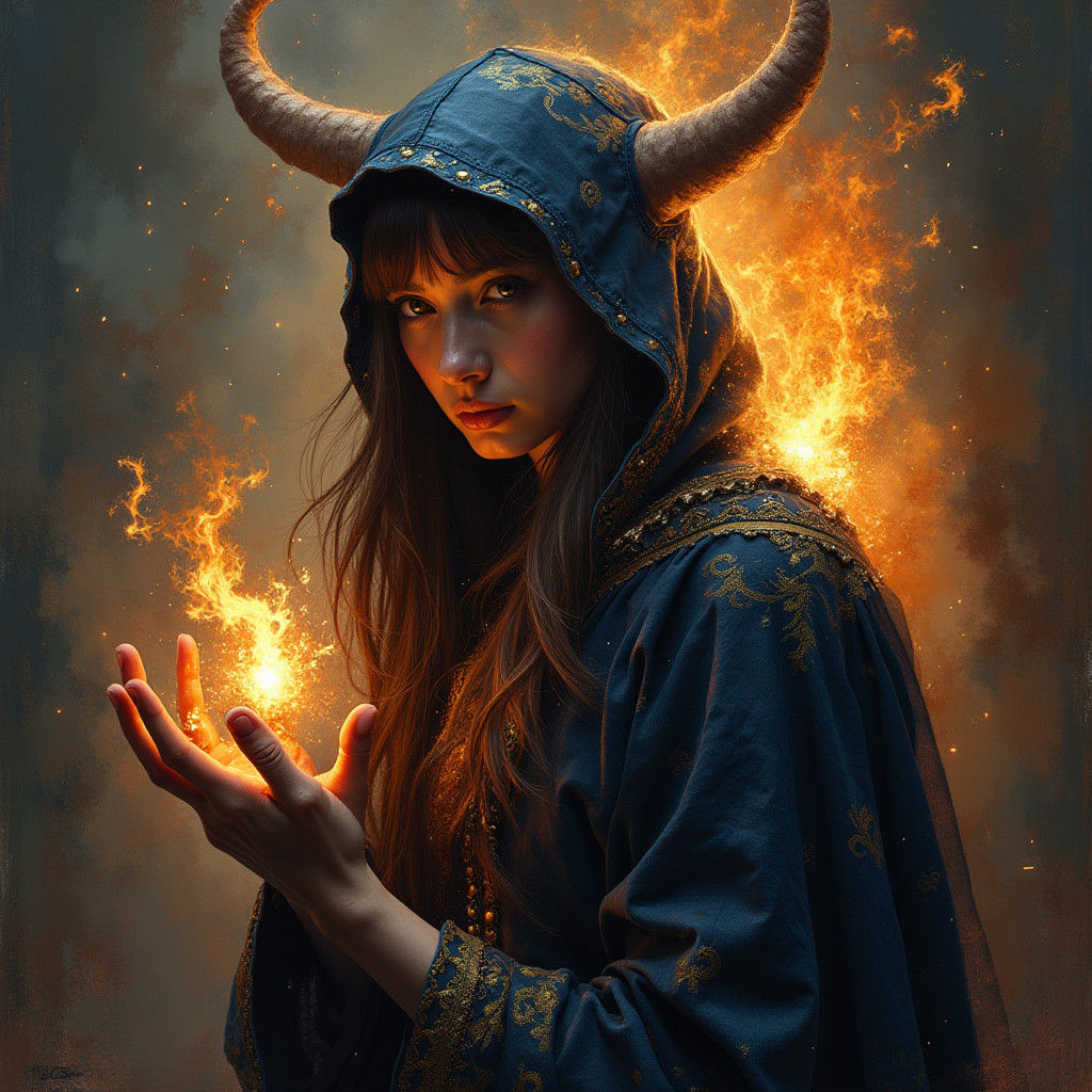 Harlequin in Surrealist Art Deco Dreamscape