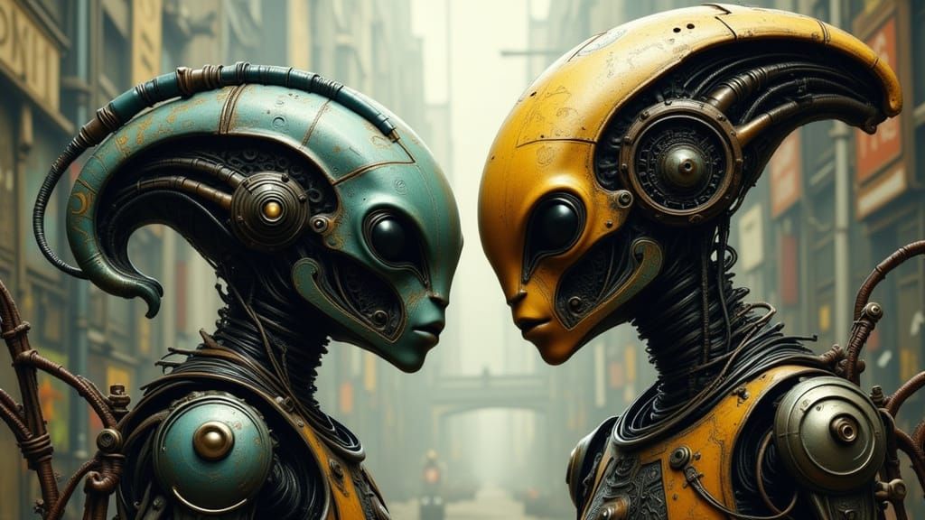 Alien Close Encounter Concept Art