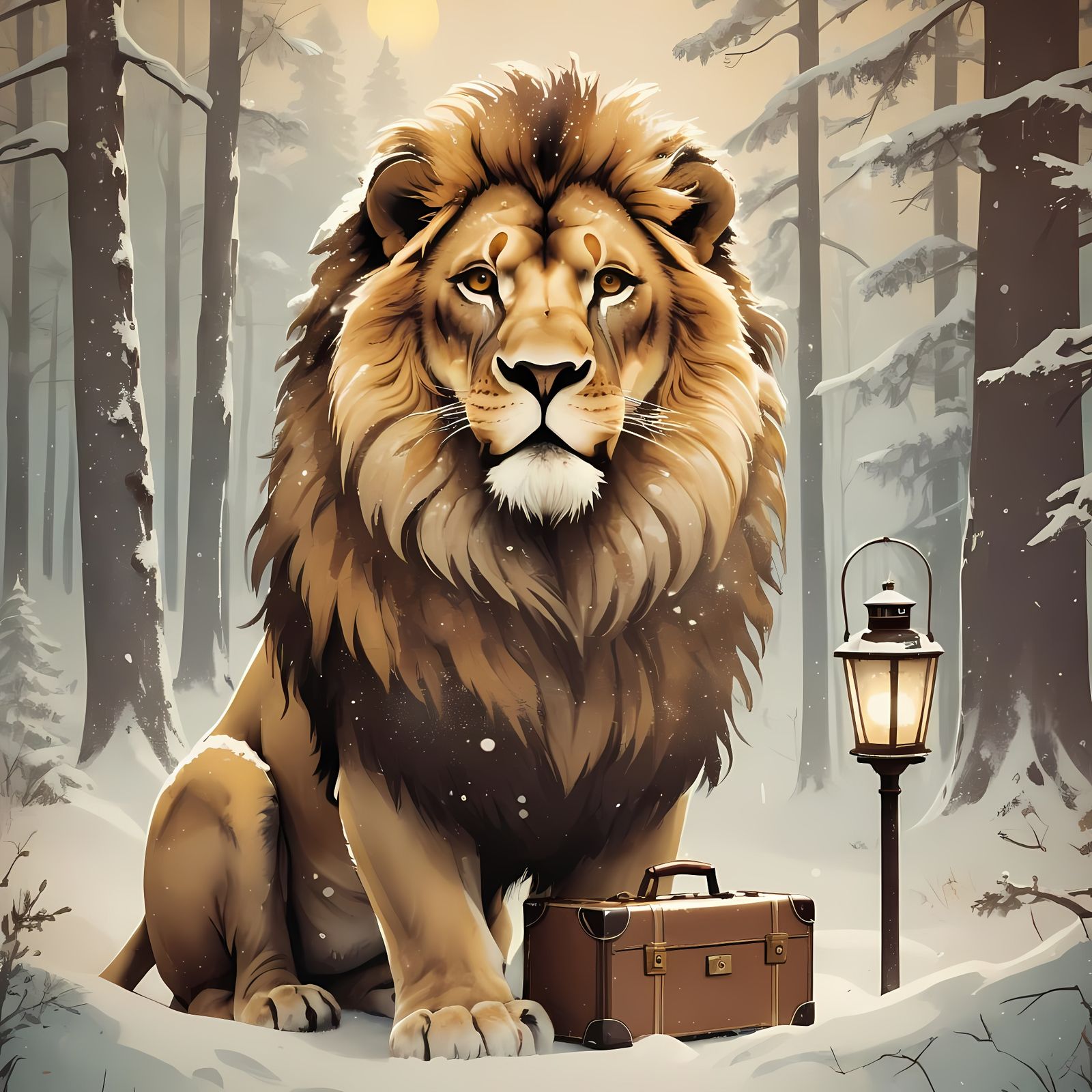 Vintage Travel Poster: Visit Narnia