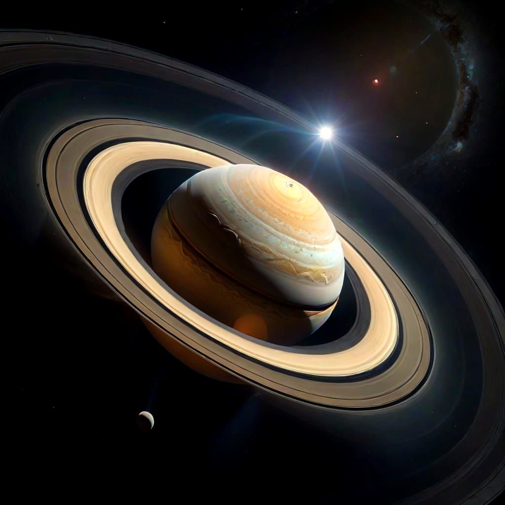 giant ringed gas planet