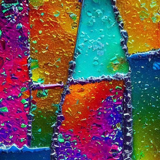 Vibrant Abstract Art in Fauvist Style