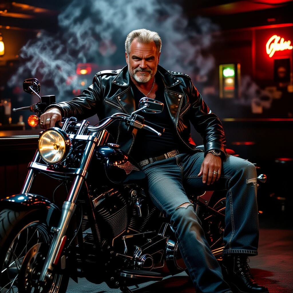 Kelsey Grammer in Post-Punk Film Noir Style