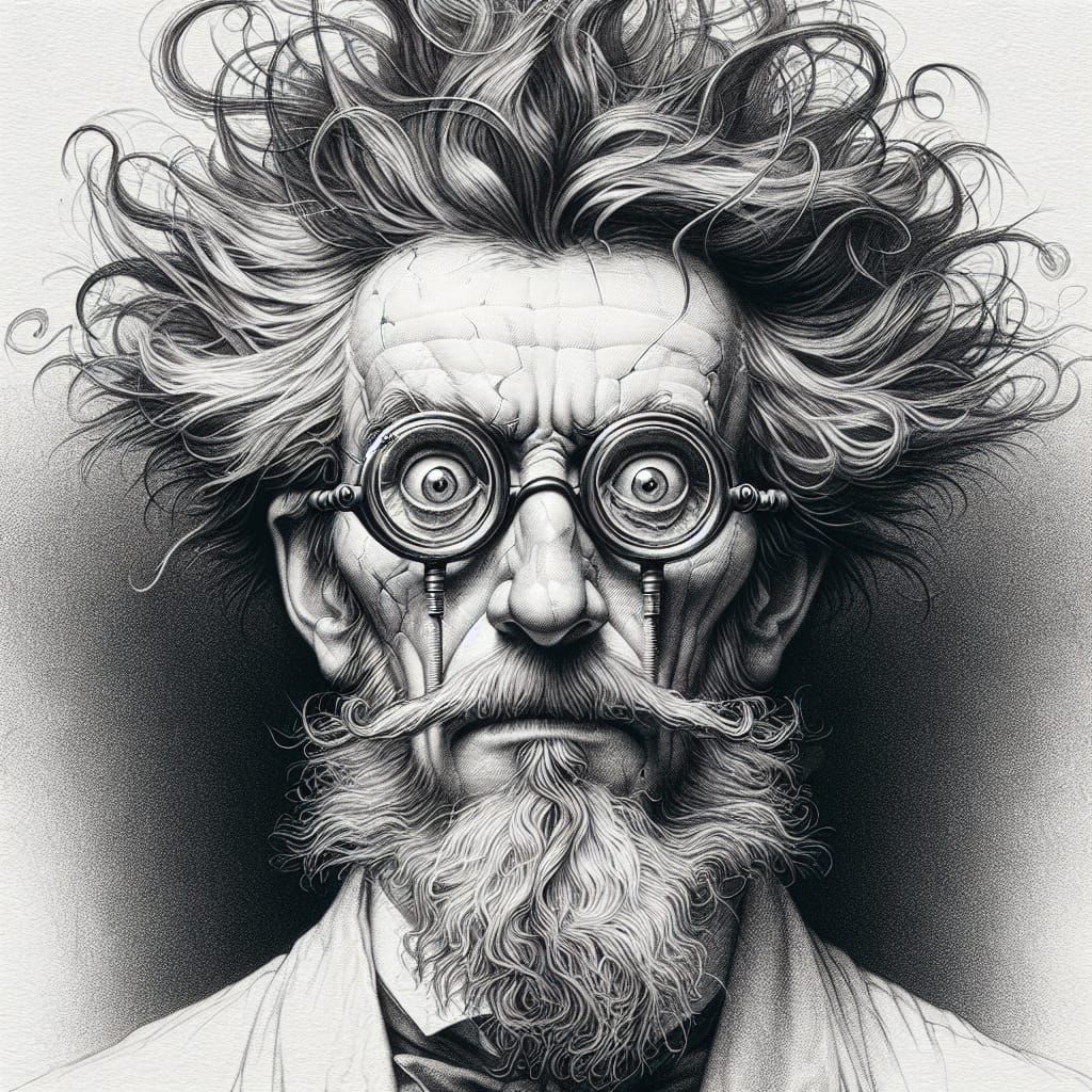 Portrait of a Mad Scientist